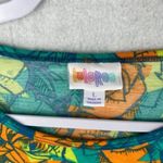 LuLaRoe Womens Tops Size L Floral Print High Low Batwing Photo 6