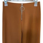 Derek Heart 𝒟ℯ𝓇ℯ𝓀 ℋℯ𝒶𝓉 ♥︎ Elegant Orange Wide-Leg Pants zipper front Photo 1