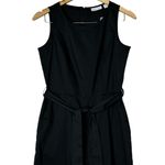 New York & Co. Womens Black Jumpsuit Wide Leg Crops Black Photo 1