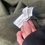 ZARA Green Maxi Skirt with Woven Belt Flare A Line Midi Length linen blend XS Photo 10