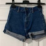 Bershka  | Denim Short Shorts Blue Jeans High Waisted 00 XXS Photo 0