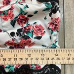 Torrid  Skull Rose Floral Lace Trim Bralette B C D Cup Bralette Size 0 Photo 5