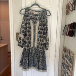 Miss June bohemian mirror detail block print mini dress Blue Size M Photo 1