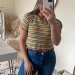 ZARA  colorful striped crop top Photo 1
