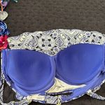 Soma Navy, Royal and White Bustier Swim Top Size undefined Photo 3