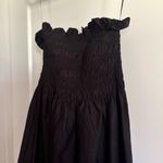H&M  Black Smocked Dress Photo 2