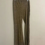 ZARA  Basic Collection Knit Flare Pants Women's Size Small Brown Photo 1