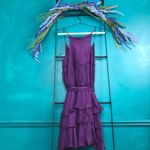 Elizabeth and James  purple silk cocktail  dr… Photo 4