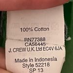 J.Crew  • 100% Cotton Green Gauze Blouse Photo 5