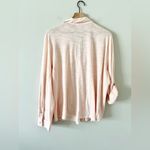 Caslon NWT  Nordstrom Roll Tab Knit Button Down in Peach - Size XXL Photo 5