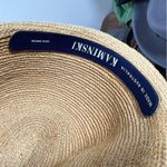 Helen Kaminski Australia Natural Raffia Round Rim Hat Tan Photo 9