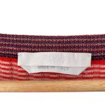 Hugo Boss  Ruffled Hem Sleeve Stripe Knit Stretchy Sweater size medium Red Blue Photo 2