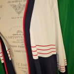 Misook Exclusively  Woman Womens Red‎ White Blue Open Cardigan 3X *Spots* Photo 2