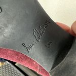 Sam Edelman Chunky Heel Chelsea Boots Suede Red Block Heeled Ankle 5.5 Classic Photo 9