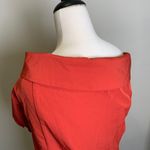 Pretty Little Thing Woman’scv Orange off Shoulder Bodysuit Size 1X Photo 4