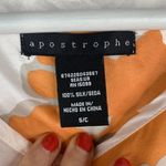 Apostrophe  Size S Blouse Silk Floral Crew Neck Pull Over Banded Bottom Women’s Photo 1