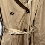 Donna Karan New York belted trench coat jacket beige champagne Photo 4