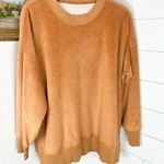Aerie Oversized Coziest Desert Sweatshirt Size Medium Soft Velour Crewneck Photo 1