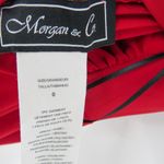 David's Bridal Morgan & Co Red Spaghetti Strap Mini Dress Bodycon Size 0 Photo 9