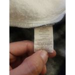 Hem & Thread Womens Gray Knit Fleece Plaid Cardigan Thick Size Medium Collar Photo 11