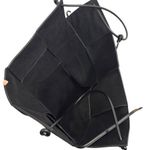 Bob Ore Black Contexture Leather Tote With Removable Suede Compartment Bag Photo 11