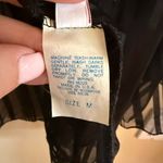 Frederick's of Hollywood  Black Sheer Short Robe Med. Photo 4