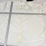 Jennifer Grace Jennifer & Grace Blouse Elegant Cream Lace Trim Button Front 3/4 Sleeve 3X Plus Photo 9