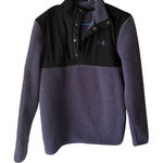 Under Armour  Pullover Womens Small Fleece‎ Golf Snap Placket Sherpa Warm Cozy Photo 0