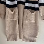 Goodnight Macaroon ‘Estrella' Stripe Colorblock Cardigan in Cream White Photo 7
