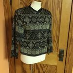Vintage 90s Lady Carol gold n black party jacket Size 12 Photo 6