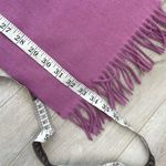 Cashmere Wool Scarf portolano rectangular knit womens Purple classic winter Photo 4