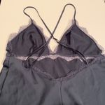 Victoria's Secret night gown lace trim L purple Photo 4