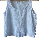 Sigrid Olsen  100% Linen Tank Top M Photo 3