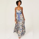 Badgley Mischka New! Badgley Mischka Sleeveless Floral Butterfly Belted Gown Sz 6 $860 Photo 4