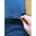 Skies Are Blue  Blazer Jacket‎ Women Size Small Blue Open Front Ruched 3/4 Sleeve Photo 5