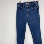 Levi's Levi’s 710 Super Skinny Dark Wash Jeans Womens 28 Mid Rise Blue Slim Stretch Photo 1