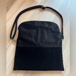 Anthropologie Black Corduroy Velvet Shoulder Purse Bag, Magnetic, Holidays Photo 1