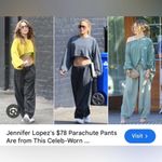 Free People To The Sky Parachute Barrel Balloon JLo Pants | Size Large Photo 9