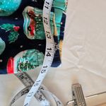 Nick & Nora  green and blue snow globe flannel pajamas set size small Photo 12