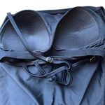 Kona Sol Women's Black Tank Top Criss-Cross Back Built-in Padding Size L Photo 4