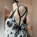 Mamta VTG Tye Dye  Embroidered Sleeveless Scoop Neck High Low Dress - One Size Photo 6