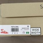 NIB Soul Naturalizer Fiesta Strap Sandal Sz 11W Coral Beach Vacation Resortwear Pink Photo 3