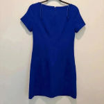 Eliza J  Dress Cobalt Blue Pockets Size 4petite Photo 6