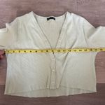 Brandy Melville Light Green Cropped Cardigan Photo 3