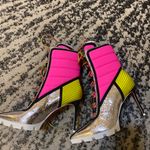 Christian Louboutin Sedah Lug Sole Booties Lace Up Boots size 38 Photo 4