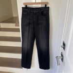 NWOT MOTHER The Rambler Zip Heel Jeans in Keep It Sharp Black / Gray Wash Size 31 Photo 3