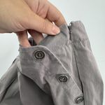 Club Monaco  Pants Womens‎ 0 Gray Button Front Straight Leg Nautical Sailor Style Photo 3