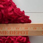 J.Crew  Red Floral Rosette Dress‎ Sleeveless Party Cocktail Size 0 Photo 5