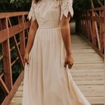 Roolee  Gray Fiona Formal Maxi Dress small Photo 1