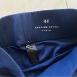 Heroine Sport Navy Blue Metallic Leggings Sz XS Like New Photo 3